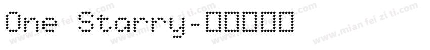 One Starry字体转换